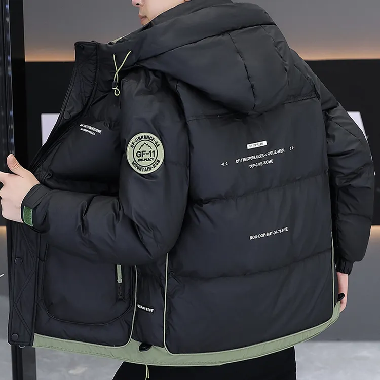顿奇摩费涅高端时尚男士冬季外套羽绒服棉服男款2024年新工装潮牌