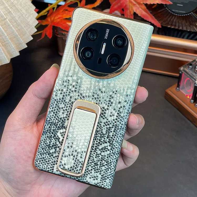 适用华为matex5手机壳腕带支架x6翻盖皮套全包真皮x3典藏版防摔