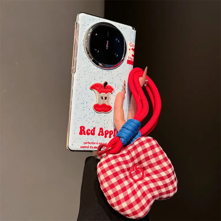 泼墨苹果核适用华为mateX6典藏版折叠屏手机壳mateX5磁吸中轴X3女