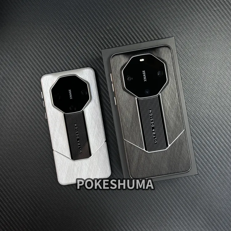 新款护镜金丝银锦哑光电镀适用于华为mate70pro/60pro商务手机壳