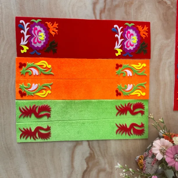 壮族帽子，壮族贴花半成品，送金条和线！