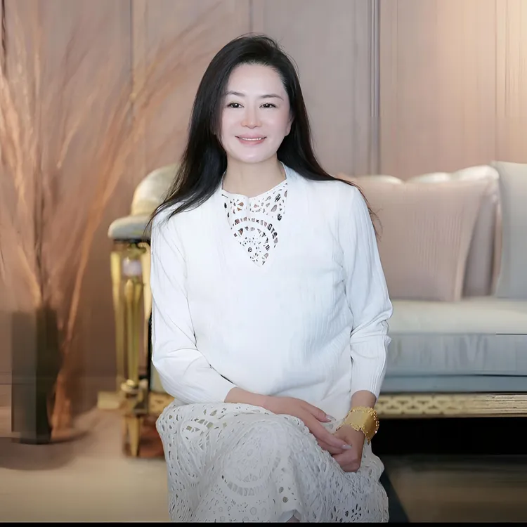 璇之恋·王璇·小美丽直筒针织裤/V领针织衫·王璇原创设计