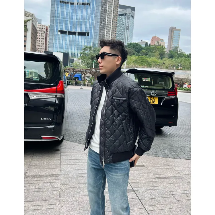 【格纹棉服】痞帅男装棉服上衣保暖夹棉立领外套男士夹克棉衣