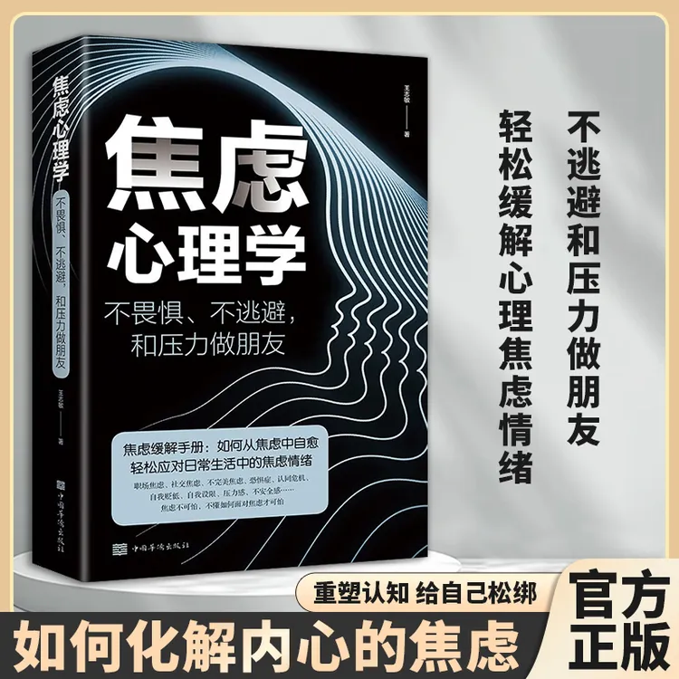 焦虑心理学内耗书籍不畏惧不逃避和压力做朋友焦虑缓解如何焦虑中