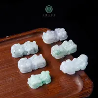 石惑珠宝^翡翠貔貅吊坠~多样性发一