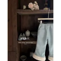 HOLA.CC·25冬~毛毛喇叭裤6652（童装汉服）