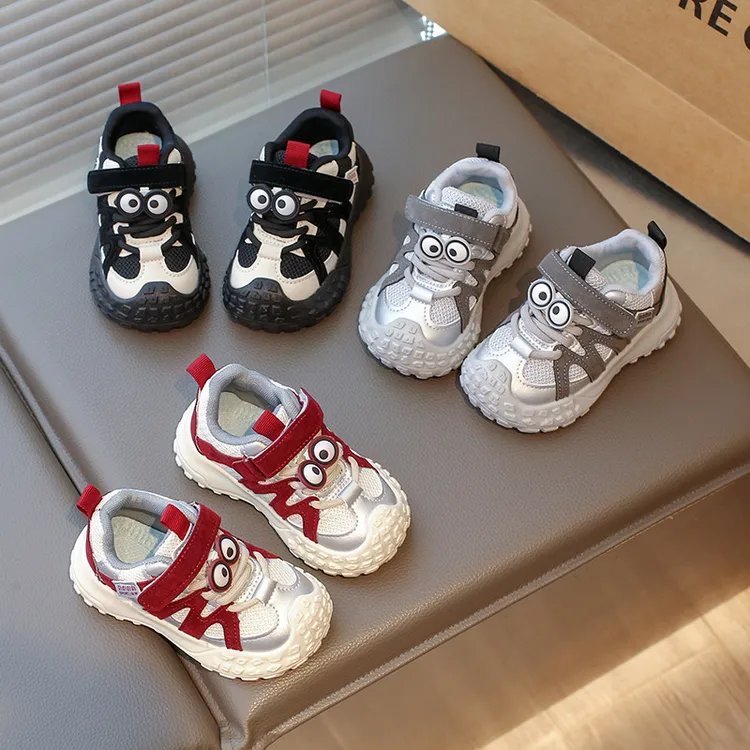 【商场同款】春季新款儿童运动鞋女童网面学步鞋防滑卡通男童跑步鞋