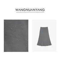 【WNY】清平乐|设计感不规则亮片微鱼尾半身裙