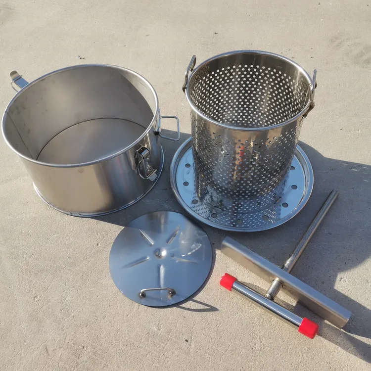 10升不锈钢小型压蜜机蜂蜜压榨过滤存储一体机养蜂取蜜工具