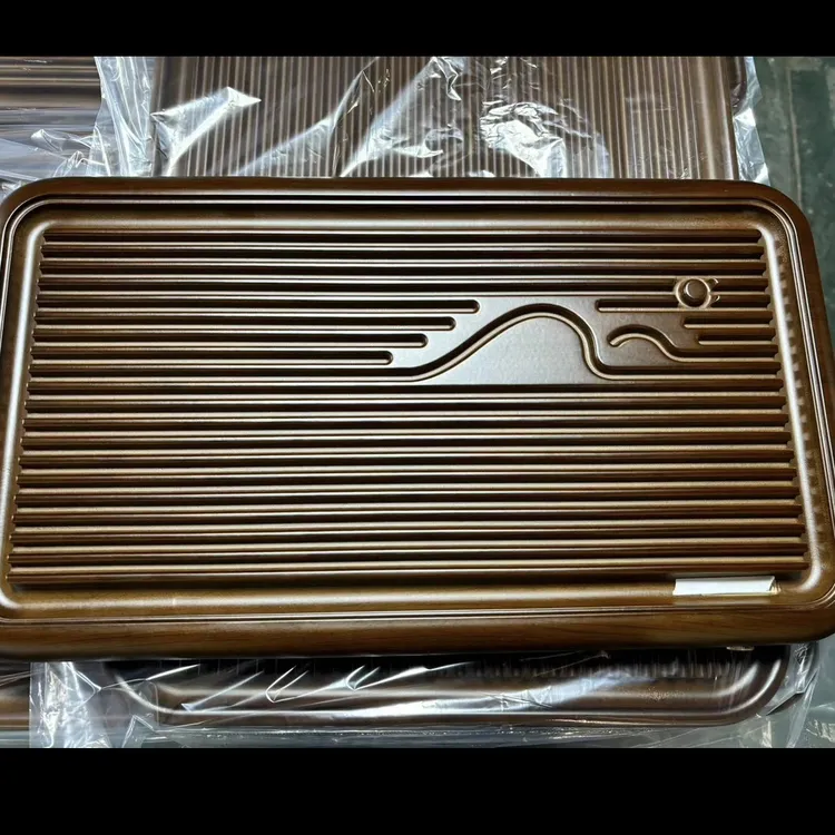 2025新款家用小型整块实木茶盘简约排水干泡茶台长方形竹制干泡盘