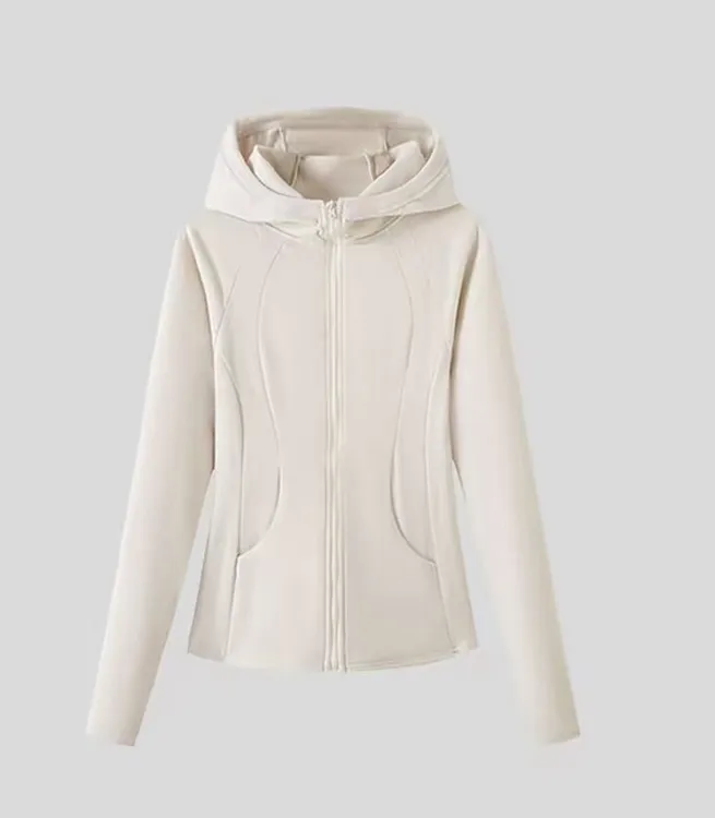 米欧悦高定版修身美式运动正肩显瘦休闲收腰瑜伽开衫短外套