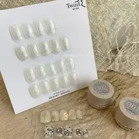 TWINL日系美甲光疗胶罐装甲油胶3系列 301-302闪闪万能打底