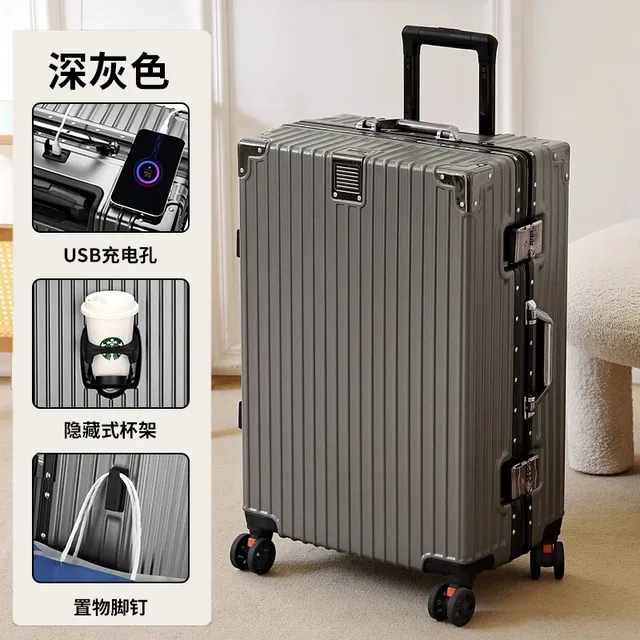 小米适用旅行箱行李箱铝框20寸拉杆箱万向轮24寸女男学生26寸登机