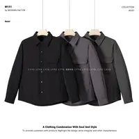 【LYYG】（新国标90绒子）超轻保暖时尚衬衫男士翻领羽绒服