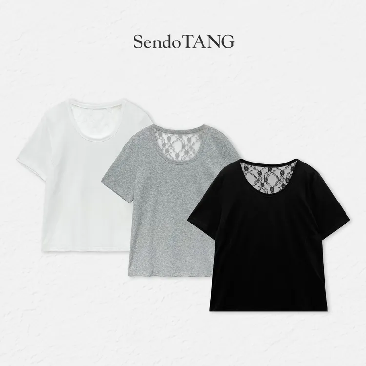 简约搭配【叙白】胖多女装春夏新款休闲时尚宽松百搭T恤短袖上衣