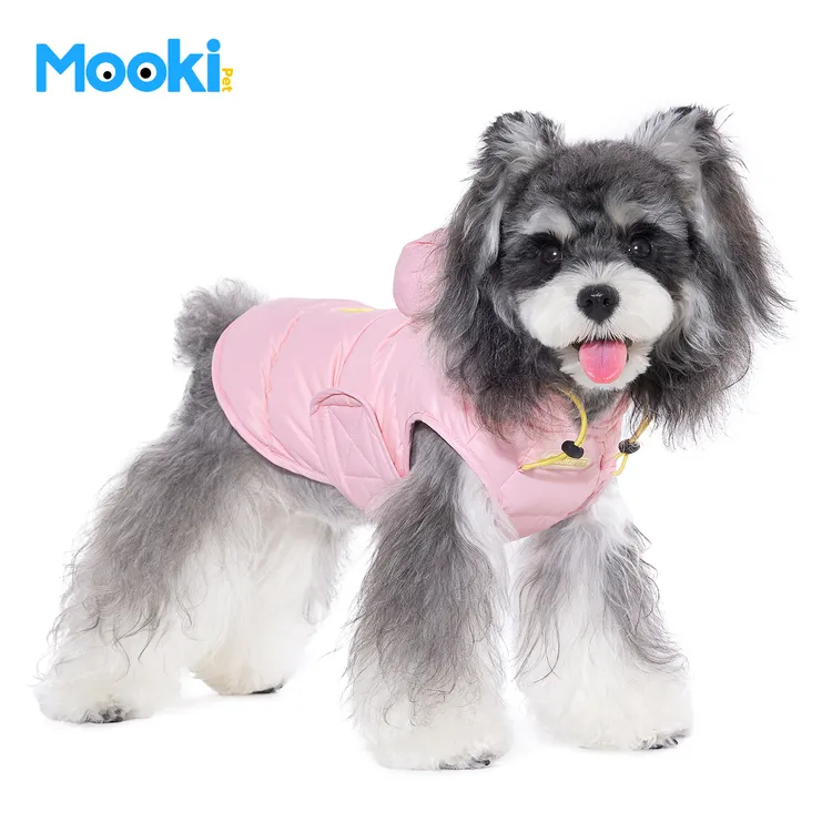 mookipet狗狗羽绒服宠物小狗比熊雪纳瑞小型犬衣服冬季白鸭绒马甲