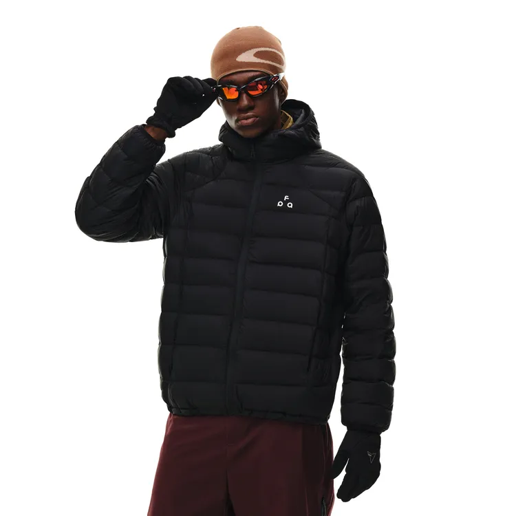 FPA黑色排骨羽绒服男款女款秋冬季鸭绒轻薄保暖男士防风连帽外套