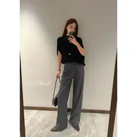 XiANJiE 2025秋季时尚百搭舒适显瘦直筒休闲系带拼接西裤