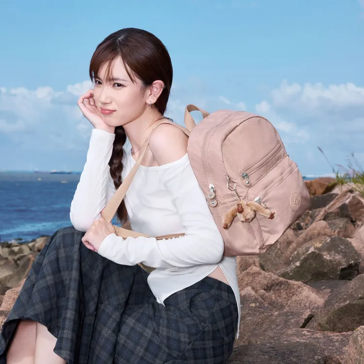 【琥珀流光】Kipling2025秋冬新款时尚轻便电脑包双肩包女|JUDY M款