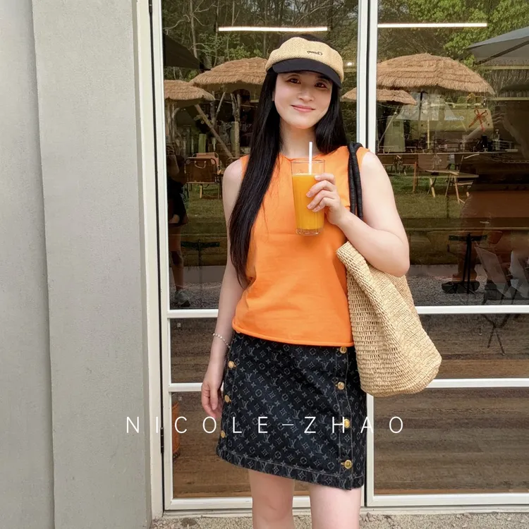 5NND001【贵姐NICOLE】2025休闲无袖背心打底背心