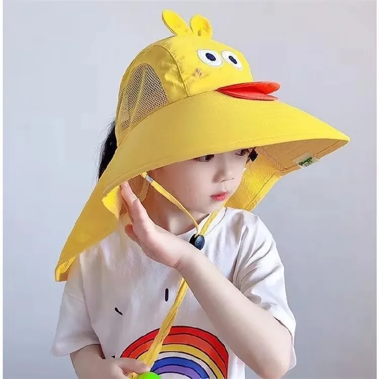 【送口哨】春夏防晒帽女空顶扎马尾鸭舌渔夫帽夏季户外遮脸防紫外线