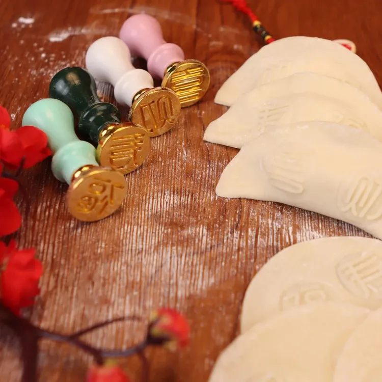 擀饺子皮印章福喜寿财擀面厨房包饺子印花神器家用创意不粘简约