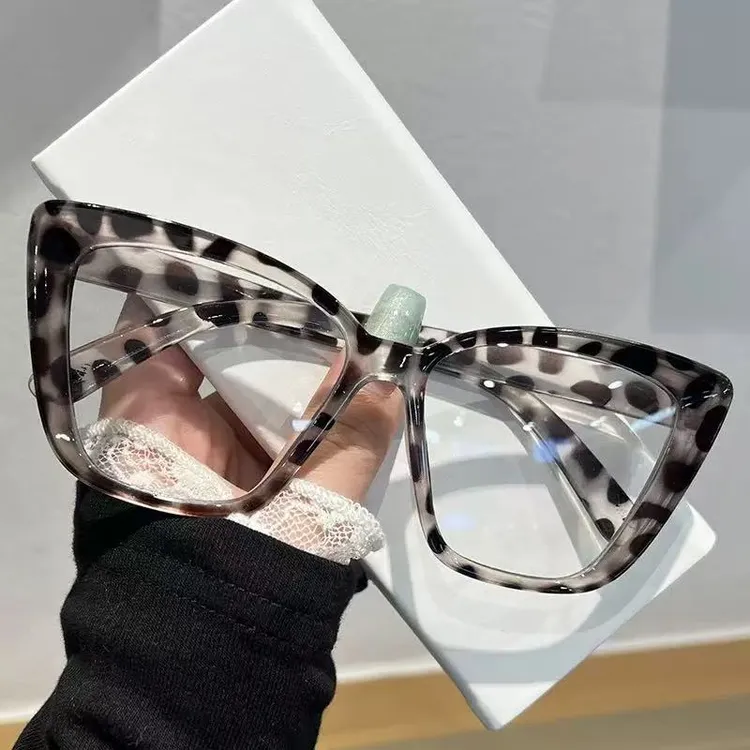 （素颜神器）经典素颜氛围感百搭高级大框方圆框平光眼镜