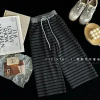 【熙熙可可】2025秋冬新款时尚百搭品质休闲条纹裤子 KZ2595