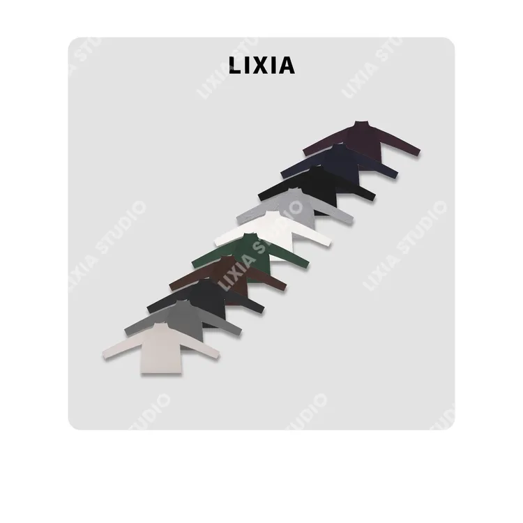 LIXIA【莫兰迪色系】ins 风穿搭的万能公式含羊毛针织衫-D9533