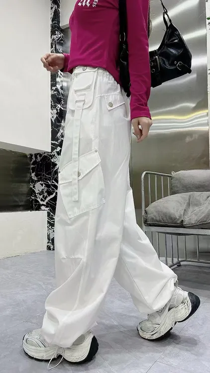 DD春秋新品拉链工装裤3909