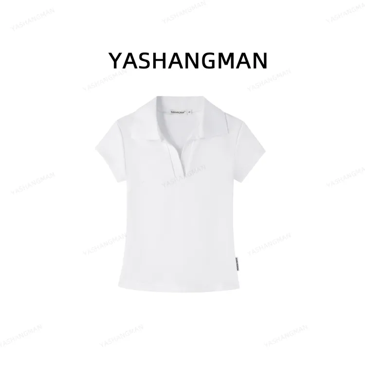 【POlO】YASHANGMAN夏季休闲运动时尚百搭气质翻领T恤851