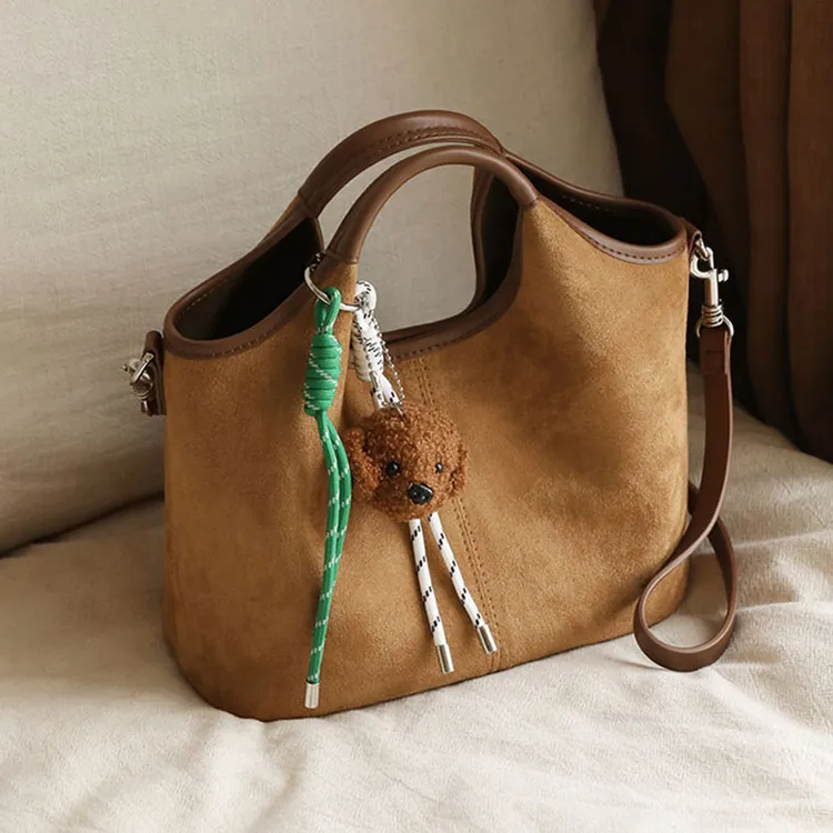 菜篮子手提包包女款爆款2025新款百搭气质单肩斜挎包小众水桶女包