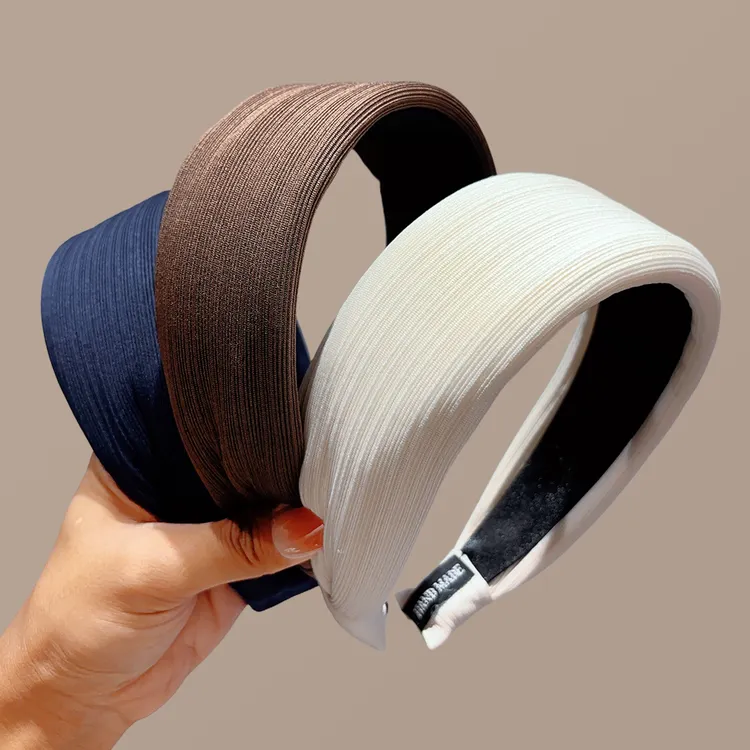 原创设计网红轻职风发箍休闲风少女风时尚甜美宽边气质百搭复古