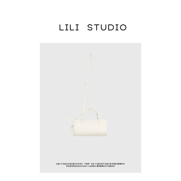 PCNY「圆筒包」不理理冬季新款小众简约百搭手提单肩包女