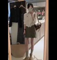 樱桃刺绣麻花纹针织开衫   咻咻X2C4667