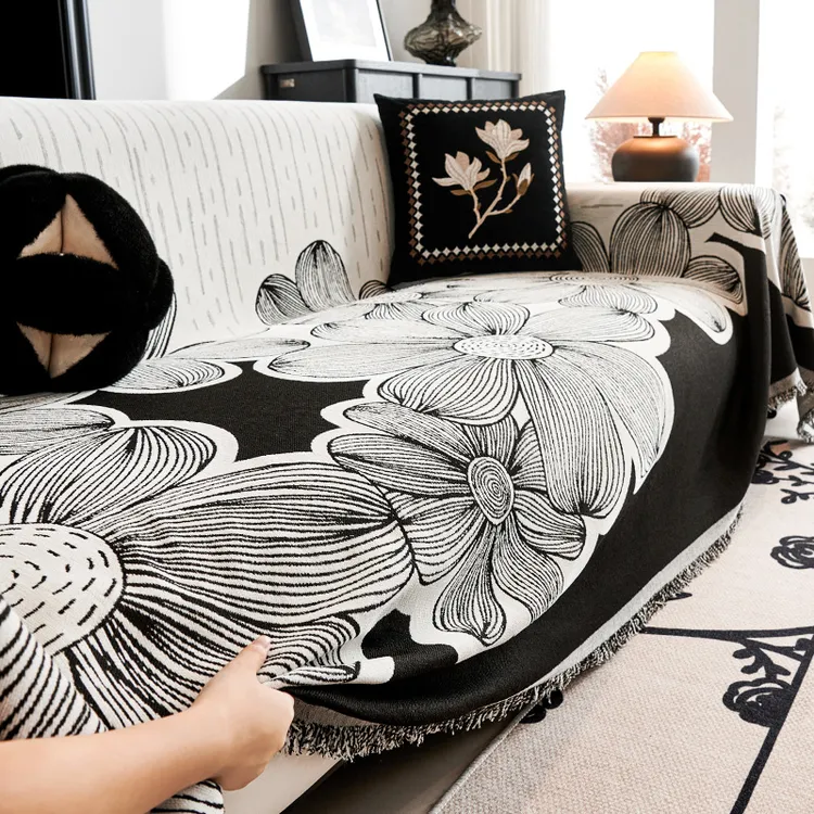 沙发盖布防猫抓沙发套罩新款四季通用沙发垫子简约防滑坐垫巾