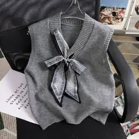 丝柏舍V领马夹2025秋装新款女装通勤套头叠穿短款马甲S53U0045J