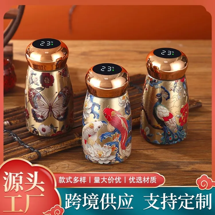 迷你小型保温杯小巧便携国风水杯女士新款2025高颜值陶瓷口袋杯子