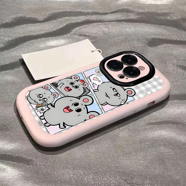  大鼠表情包适用于iphone16苹果15promax全包手机壳14泡芙1312/11