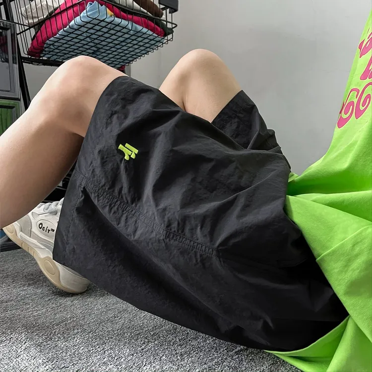冰丝速干短裤男夏季凉感薄款新款休闲百搭宽松跑步运动五分裤潮