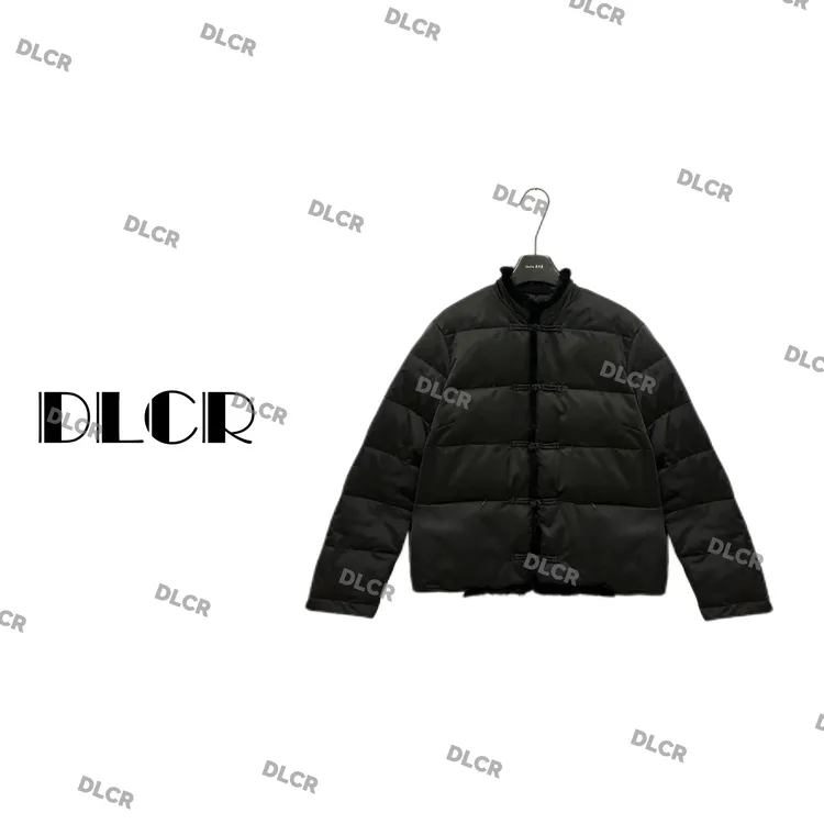 DLCR【大琳】冬季新款90白鹅绒时尚百搭毛领新中式保暖鹅绒服