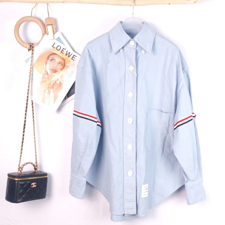 99新 THOMBROWNE 海囤K/汤姆布朗上衣/36码/he91305