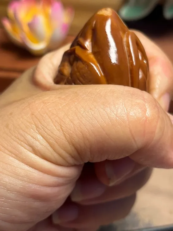 文玩核桃手工雕刻3面源