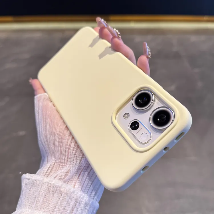 适用于opporeno14pro手机壳新款液态硅胶13简约纯色14高级感防摔