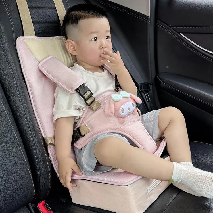 车载儿童座椅增高坐垫可携式简易0-12岁汽车宝宝婴儿车载通用座椅