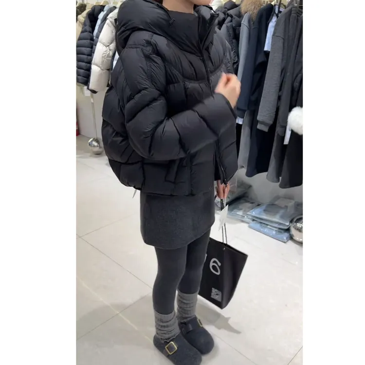 流行一整套2026秋冬新款时尚气质减龄棉服外套短裙两件套