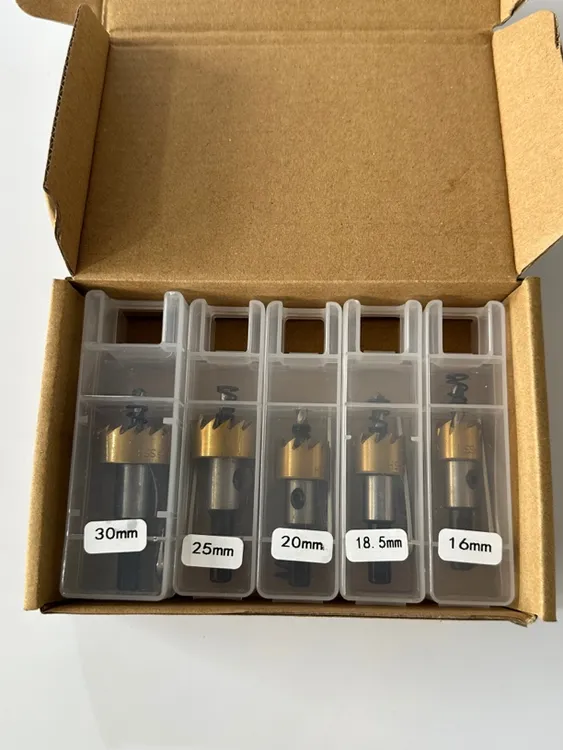 不锈钢金属开孔器5件套高速钢款