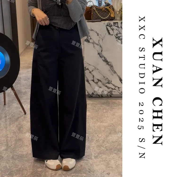 【呼吸裤】早秋薄款立体裁剪窄版休闲裤城市机能风洋气女款长裤8681