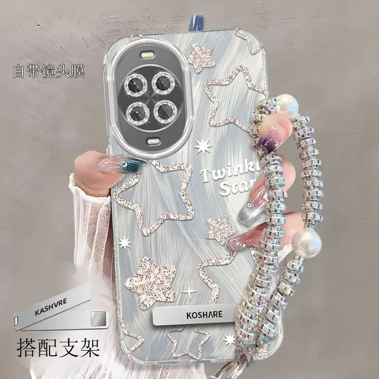 带镜头膜华为Nova14手机壳星星TLR-AL00全包防摔软壳nova14羽纱新