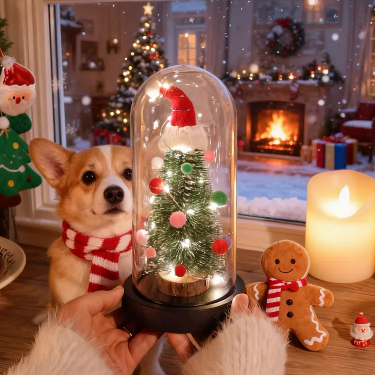 圣诞节礼物送女生创意发光氛围小夜灯圣诞树桌面摆件送女朋友闺蜜